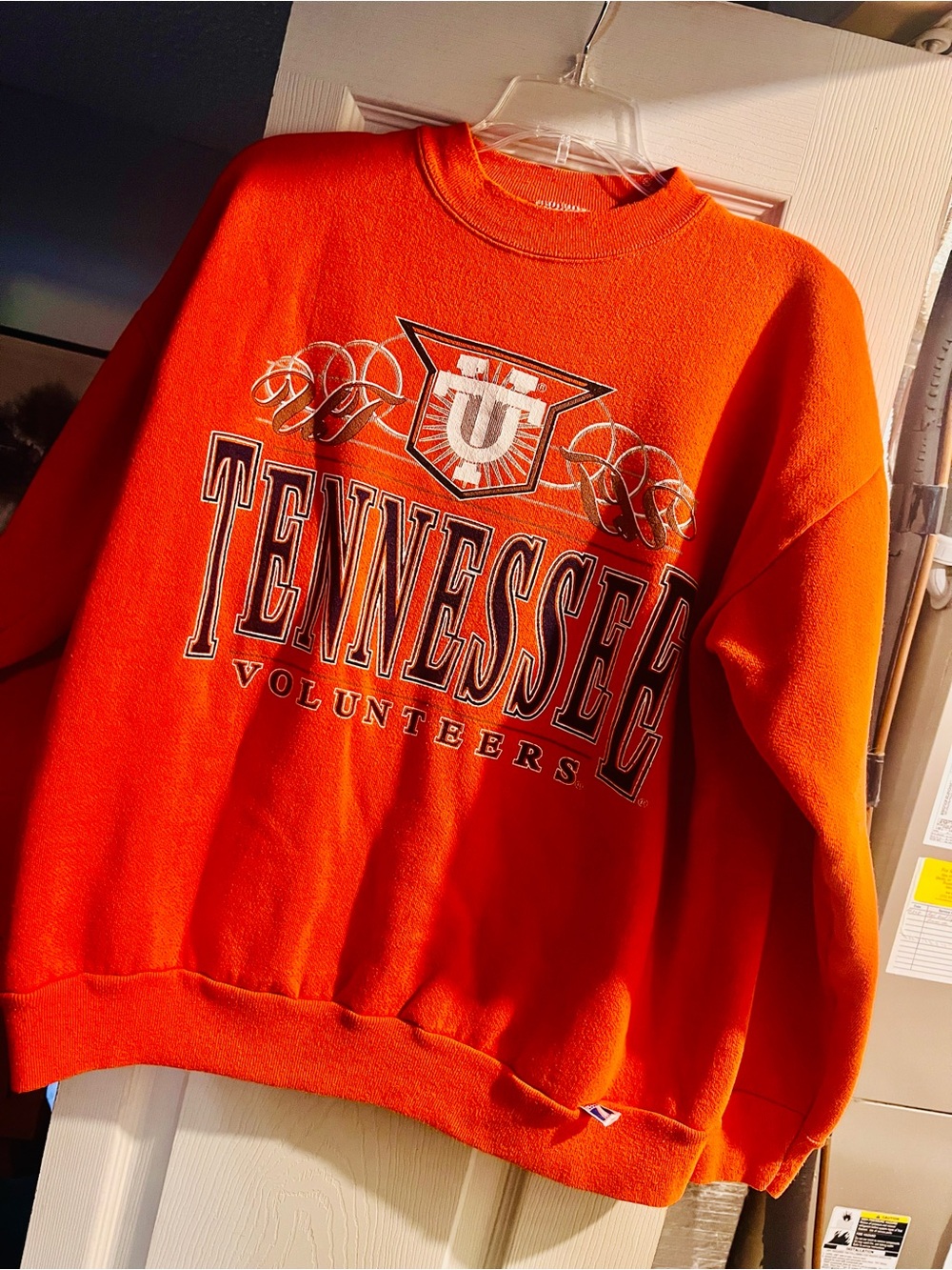 VTG Tennessee Volunteers Orange Crewneck Sweatshirt -RARE / Large